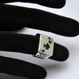 Poker Ring Silver