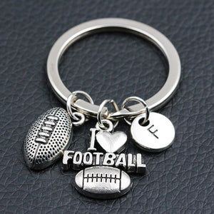 Personalized Football Keychain